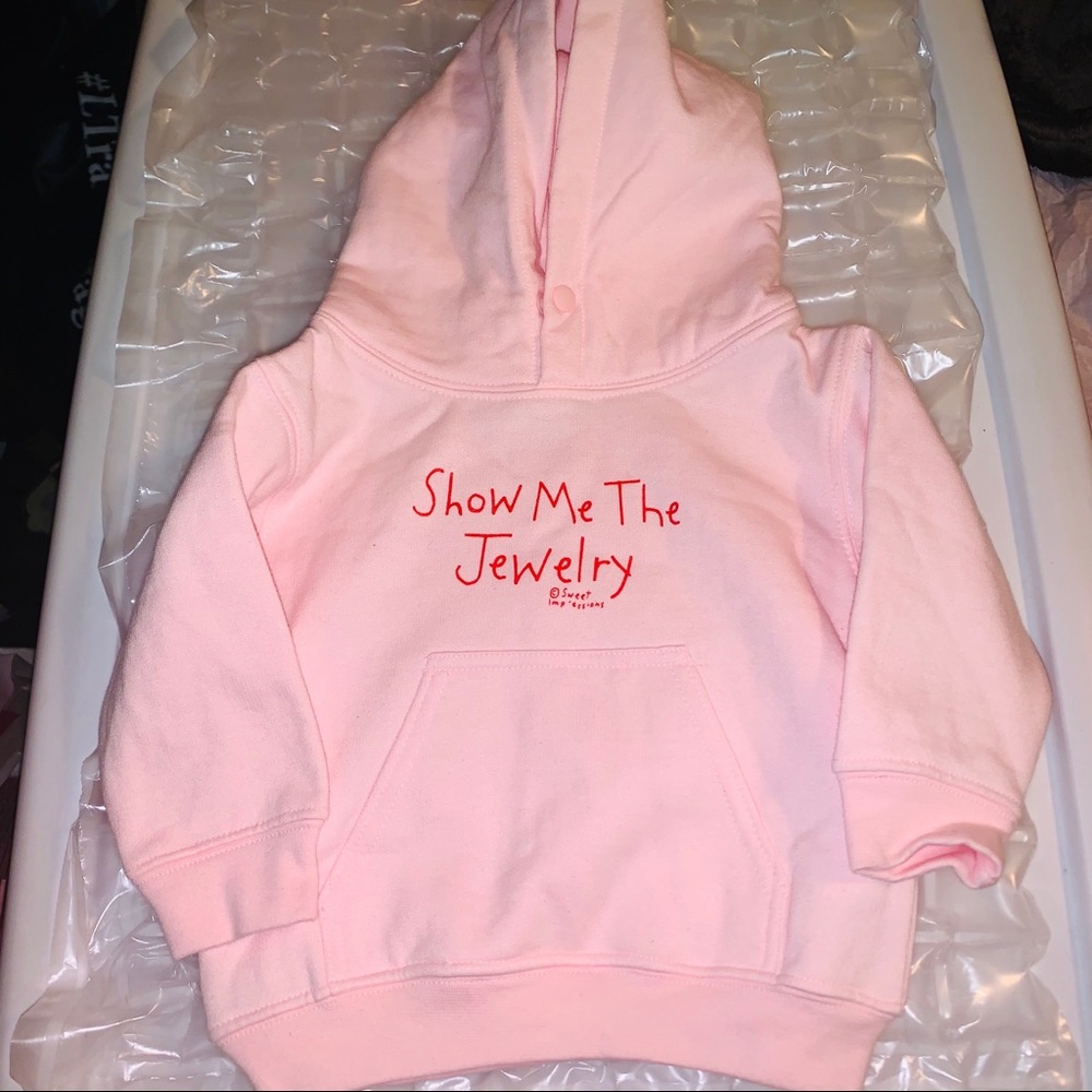 Baby Pink Hoodie, 12 Months